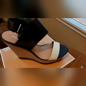 Womens Black & white Sandals